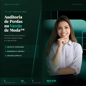 Imagem de capa para o Ebook Auditoria de Perdas no Varejo de Moda™