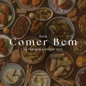 Imagem de capa para o Ebook Guia Comer Bem Na Turquia 