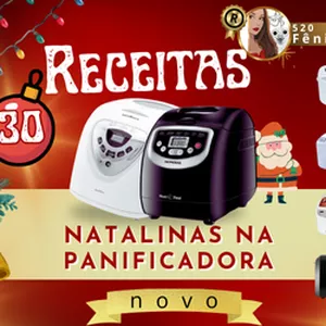 Imagem de capa para o Ebook Receitas Natalinas na Panificadora