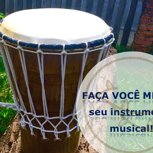 Imagem do curso DJEMBÊ - Faça seu instrumento musical EM CASA com material RECICLÁVEL