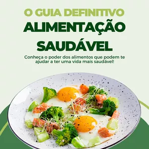 Imagem de capa para o Ebook GUIA DEFINITIVIO PARA UMA ALIMENTAÇÃO SAUDÁVEL