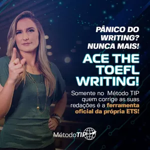 Imagem de capa para o Curso online ATT - ACE THE TOEFL WRITING! By Paula Frazão