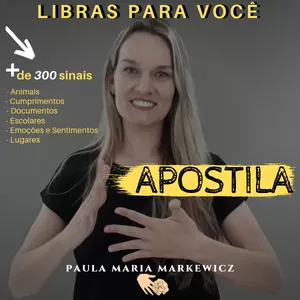 Imagem de capa para o Ebook APOSTILA - LIBRAS PARA VOCÊ