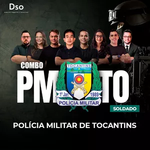 Imagem de capa para o Curso online Combo PM TO - Soldado (Polícia Militar do Tocantins) - Curso Pós-Edital