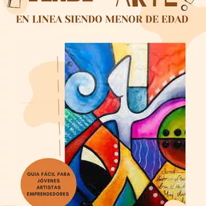 Imagen de portada para Ebook Vende tu ARTE en línea siendo menor de edad 