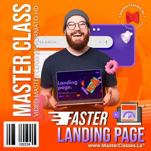 Imagen de portada para Curso online Faster Landing Page