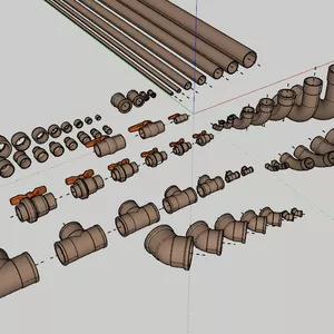 Imagem de capa para o Curso online Blocos Tubulação Tigre para Sketchup