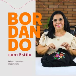 Imagem de capa para o Curso online Curso de Bordado à Mão em Roupas - Bordando com Estilo