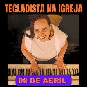 Imagem de capa para o Curso online TECLADISTA NA IGREJA - Isabele Reis