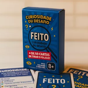 Imagem de capa para o Curso online Feito - Curiosidade ou Desafio | Jogo Educativo para Crianças e Família 