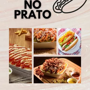 Imagem de capa para o Ebook e-book Hot dog no prato
