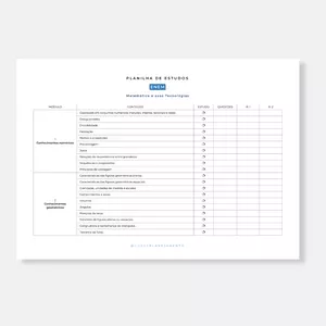 Imagem de capa para o Ebook Planilha Panorâmica ENEM – Matemática