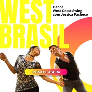 Imagem de capa para o Curso online WEST BRASIL - Dance West Coast Swing - Curso Online do Zero ao Improviso!