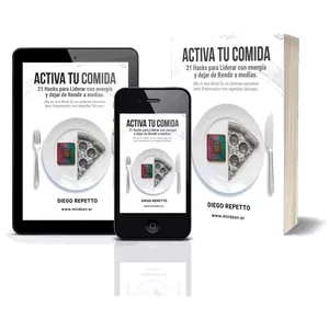Imagen de portada para Curso online ebook Activa tu Comida – 21 Hacks para comer con poder y rendir como un Titán