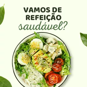 Imagem de capa para o Ebook Receita saudáveis!