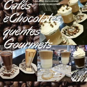Imagem principal do produto Cafés Gourmets + 136 Receitas de Doces Gourmets 
