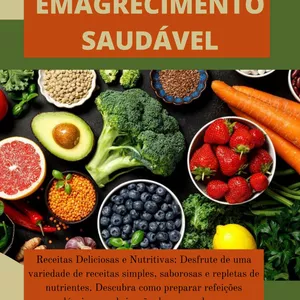 Imagem de capa para o Ebook 50 Receitas para o emagrecimento Saudável