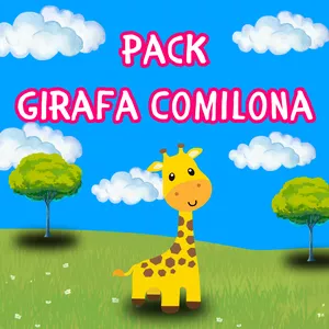 Imagem de capa para o Ebook Pack Girafa Comilona