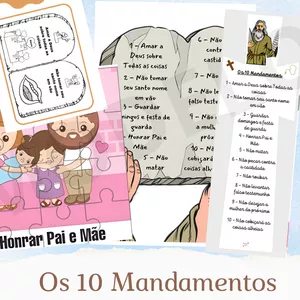 Imagem de capa para o Ebook Os 10 Mandamentos 