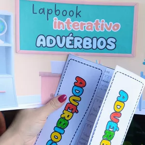 Imagem de capa para o Ebook LAPBOOK DOS ADVÉRBIOS