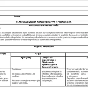 Imagem de capa para o Ebook Atividades Permanentes para Educação Infantil/mensal