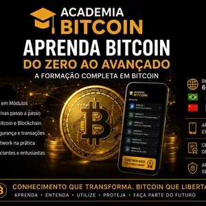 Imagem do curso ₿ Academia Bitcoin — Do Zero ao Domínio do Bitcoin