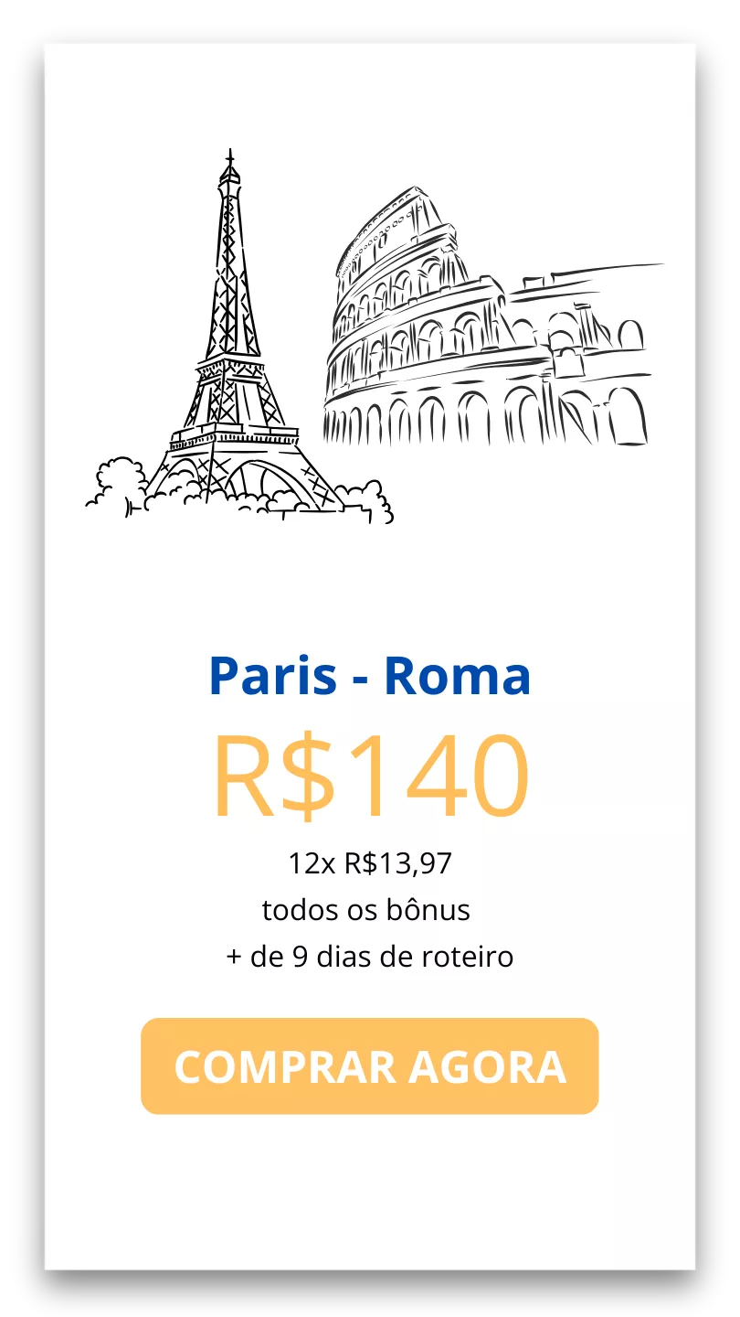 Combo de PARIS e ROMA