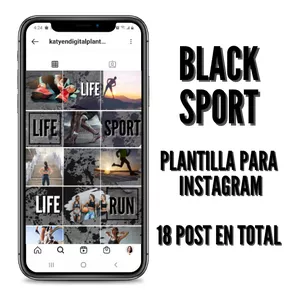 Imagem principal do produto BLACK SPORT PLANTILLAS EDITABLES