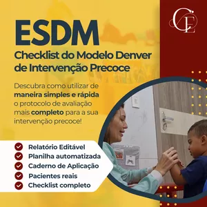 Imagem de capa para o Curso online ESDM: Checklist do Modelo Denver de Intervenção Precoce