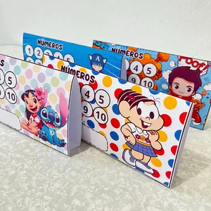 Imagem de capa para o Ebook Kit Crachá de Mesa Editável 