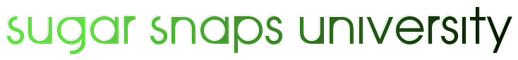 SUGAR SNAPS UNIVERSITY