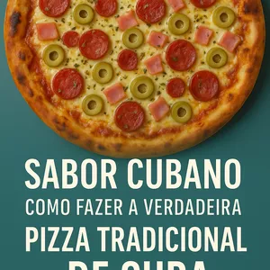 Imagem de capa para o Ebook Pizza Cubana Tradicional