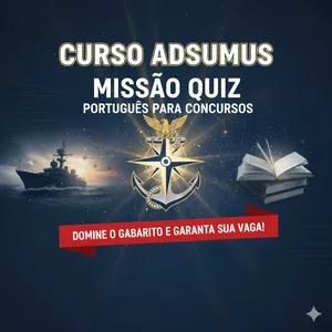 Imagem de capa para o Curso online Missão Quiz: Português Para Concursos