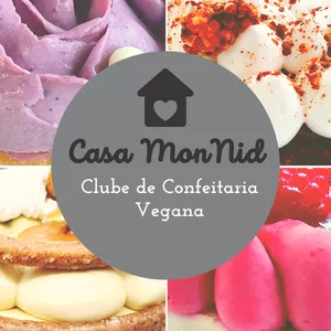 Imagem de capa para o Curso online Casa MonNid - Clube de Confeitaria Vegana