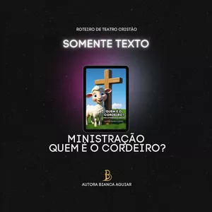Imagem de capa para o Ebook Ministração infantil Quem é o cordeiro? (Páscoa)