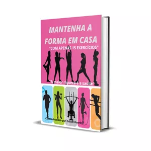 Imagem de capa para o Ebook MANTENHA A FORMA EM CASA