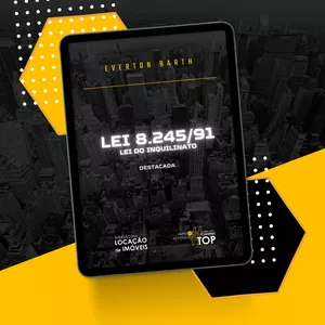 Imagem de capa para o Ebook Lei do Inquilinato Destacada por Everton Barth