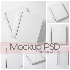 Imagem de capa para o Curso online Mockup para Agenda Wire-o 100% Editável