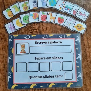 Imagem de capa para o Ebook Ficha de alfabetização escreva a palavra