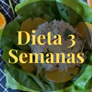 Imagem de capa para o Ebook DIETA DE 3 SEMANAS