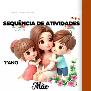 Imagem de capa para o Ebook ATIVIDADE DIA DAS MÃES 1ºANO