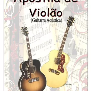 Imagem principal do produto Apostila aula de violão completa
