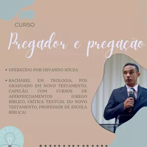 Imagem de capa para o Curso online Curso Pregadores e pregação 