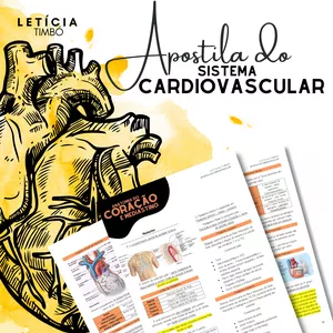 Imagem de capa para o Ebook Apostila do Sistema Cardiovascular - @lehtimbo
