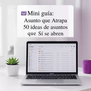 Imagen de portada para Ebook Mini guía: Asunto que Atrapa – 50 ideas de asuntos que SÍ se abren