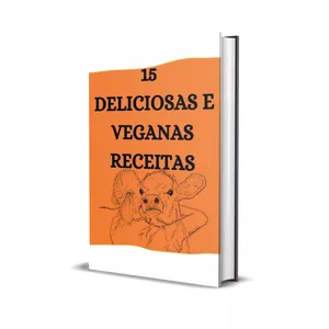 Imagem de capa para o Ebook 15 Deliciosas e veganas receitas 