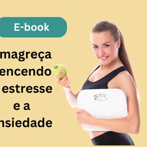 Imagem de capa para o Ebook Emagreça vencendo o estresse e ansiedade 