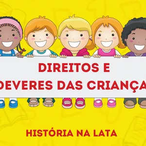 Imagem de capa para o Ebook DIREITOS E DEVERES DA CRIANÇA - HISTÓRIAS NA LATA