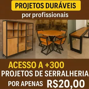 Imagem de capa para o Ebook PROJETOS PRONTOS MOVEIS INDUSTRIAIS 