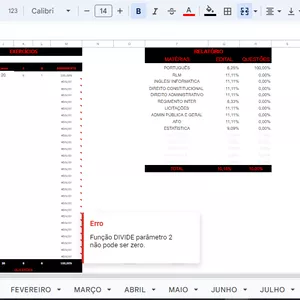 Imagem de capa para o Curso online Planilha de estudos 